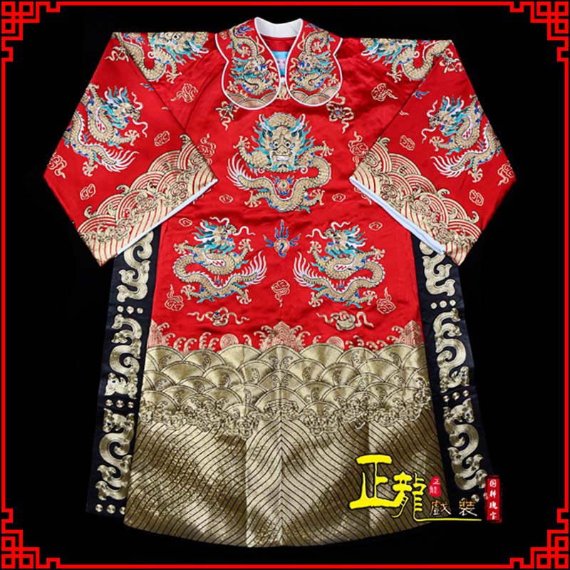 榆阳皇帝蟒袍全金八宝团龙蟒